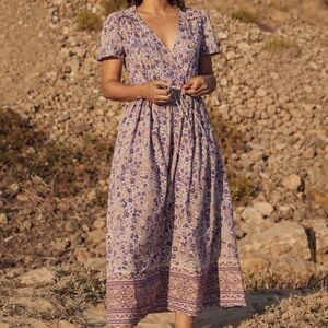 CHRISTY DAWN | The Dawn Dress | Purple Floral Meadow | Size Small